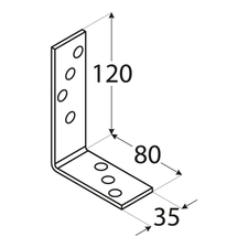 foto k produktu Úhelník trámový 120x80x4 KB 2