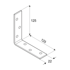 foto k produktu Úhelník 125x125x22x2,0mm KW 125