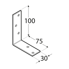foto k produktu Úhelník trámový 100x75x3 KB 1