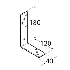 foto k produktu Úhelník trámový 180x120x5 KB 3