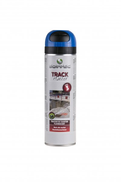 Sprej fluores. TrackMarker, modrý, 500ml, 3M