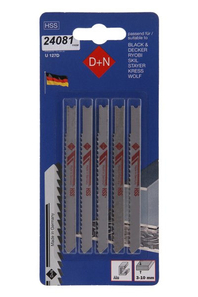 Pilka přímočará HSS B&D 75/1mm 5ks 11030